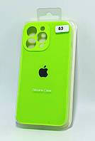 Чехол для телефона iPhone 12Pro Silicone Case original FULL Camera №53 neon green (4you)