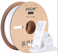 Пластик в котушці для  3D друку  ​​PLA  Jamg He 1,75 мм 1 кг білий (White)