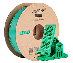 Пластик в котушці для  3D друку  ​​PLA  Jamg He 1,75 мм 1 кг зелений (Green)