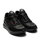 Чоловічі шкіряні кросівки Ads Black, фото 2