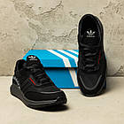 Чоловічі шкіряні кросівки Ads Black, фото 5