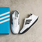 Чоловічі шкіряні кросівки Retropy White, фото 7