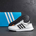 Чоловічі шкіряні кросівки Retropy White, фото 10