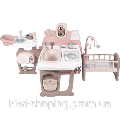 Игровой набор Smoby Toys Baby Nurse Комната малыша с кухней, ванной, спальней и аксессуарами (220376) o - фото 2 - id-p2124568858