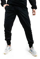 Мужские штаны-карго черные Baza весенние осенние коттон , Повседневные спортивные брюки черные с кармана niki