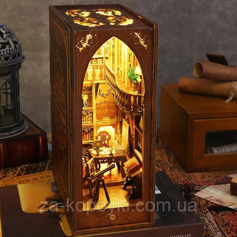 Бук Нук Book Nooks 3Д Книга Будинок бібліотека SL06 Інтер'єрний конструктор