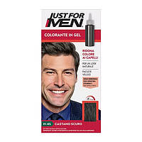 Фарба-гель камуфлююча для волосся Just For Men H-45 темно-коричнева