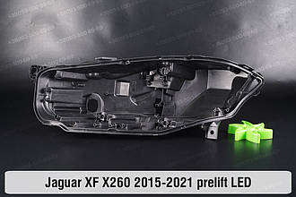 Корпус фари Jaguar XF X260 LED (2015-2021) II покоління дорестайлінг лівий