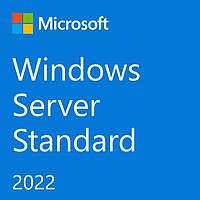 Microsoft Windows Server 2022 Standard 64Bit, англійська, диск DVD, 16 Core
