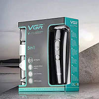 Машинка для стрижки мужская VGR V-175 | Машинка для стрижки волос домашняя | Триммер HP-188 для висков