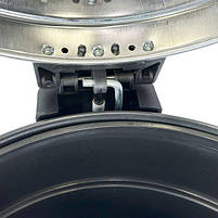 Відро для кухні відро для сміття 30Л з педаллю та мікроліфтом, нержавіюча сталь, хром VINKS, фото 2