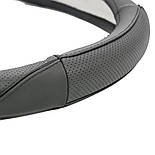 Чехол на руль 38 см М кожаный черный с перфорацией Elegant Plus EL 105 786, фото 3