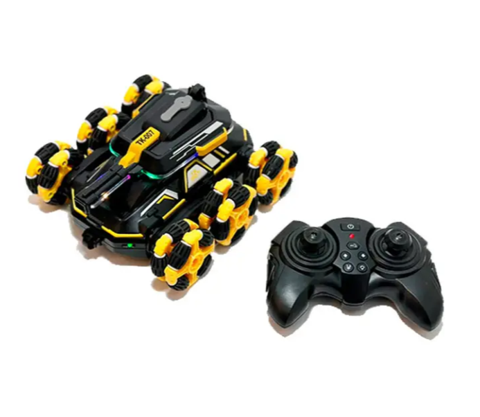 Іграшка танк-всюдихід TK-007 на радіокеруванні триосьовий з парогенератором. Керування від пульта