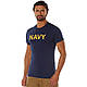 Футболка армійська з логтипом морських сил NAVY T-Shirt - Navy Blue офицальная синя Rotcho США, фото 10