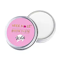 Бров паста brow paste Nikk Mole, 15г Белый