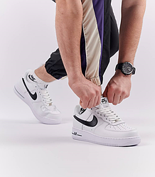 Чоловічі  кросівки Nike Air Force 1 One White Найк Форси білі класичні