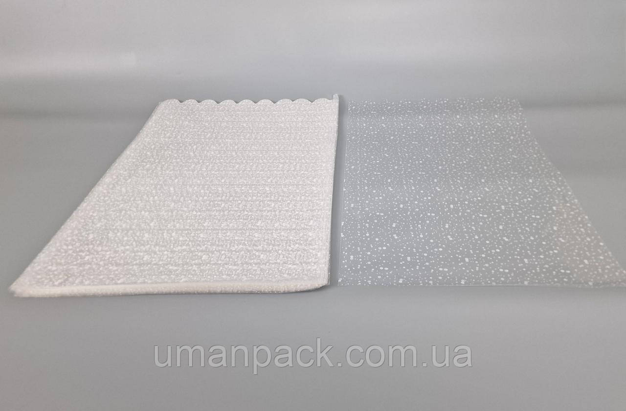 Пакет із малюнком для пакування подарунків (30*50) No393 (2) (ажурний) "Капелька" (100 шт.)