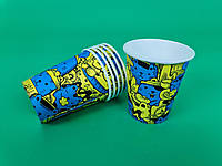 Бумажные стаканы цветные 175мл "Котики" Маэстро (50 шт)