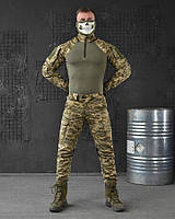 Тактический военный костюм пиксель Kayman весенний-осенний, Крепкая пиксельная форма ЗСУ рип-стоп Убакс+ trek