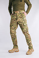 Армейские тактические камуфляжные штаны рип стоп весна-осень , Военные мультикам брюки камуфляжные под р trek
