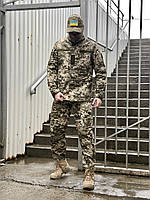 Тактический военный костюм пиксельный Eagle весенний осенний, Армейская штурмовая форма пиксель ЗСУ рип- trek