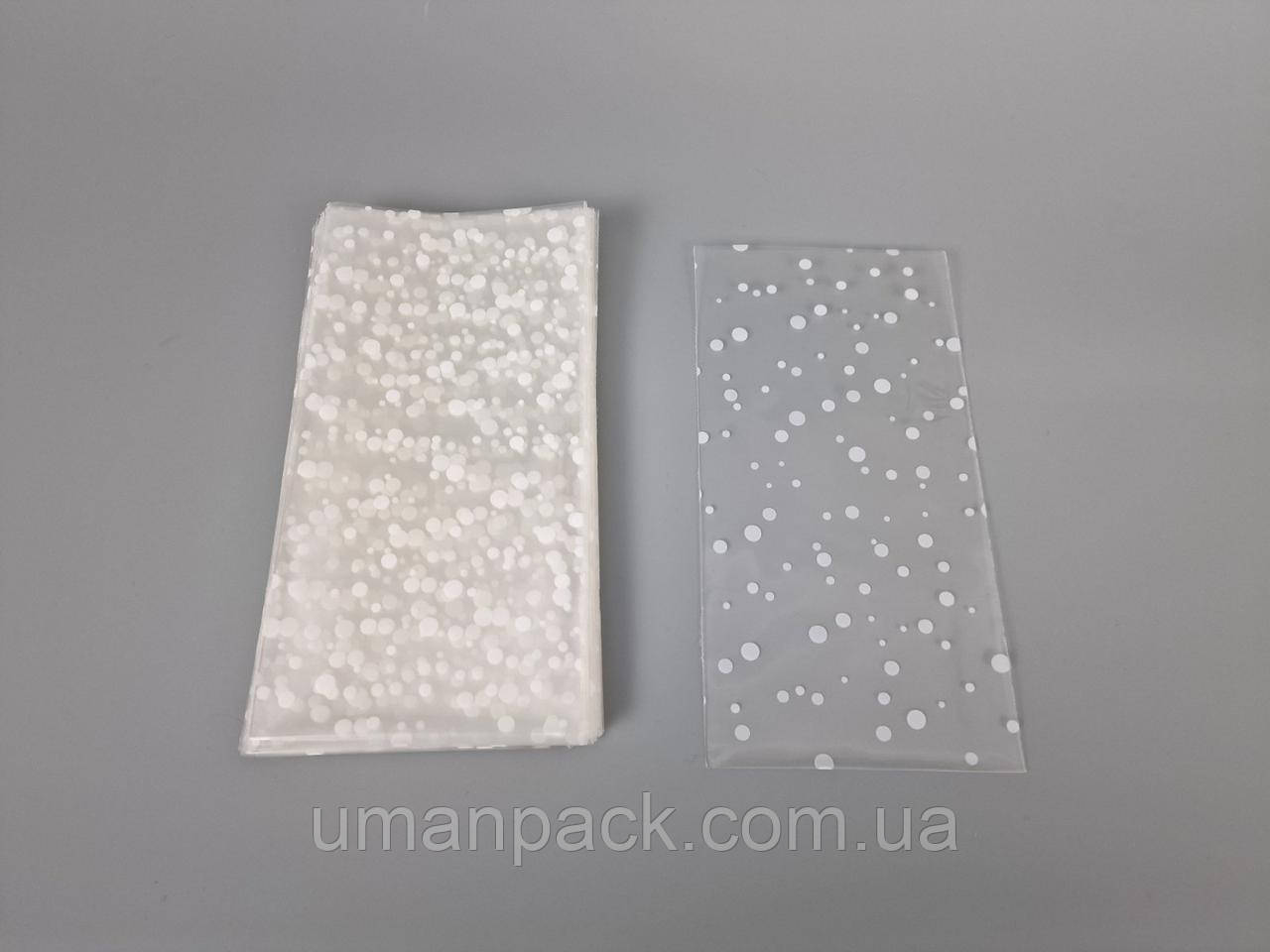 Пакет із малюнком для пакування подарунків (10*20) No003 (1) "Конфетті" (100 шт.)