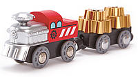 Набор для игрушечной железной дороги Hape Грузовой поезд с шестеренками (E3751)
