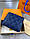 Гаманець Louis Vuitton шкіряний темно-синій у стилі "Infini" k124, фото 6