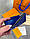 Держатель для карт и монет Louis Vuitton синий в стиле "Monogram" k264, фото 5