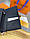 Гаманець Louis Vuitton шкіряний без блискавки чорний у стилі "Infini" k108, фото 4