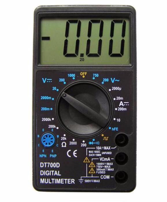 Цифровий мультиметр-тестер DT-700D Чорний (R0151), фото 1