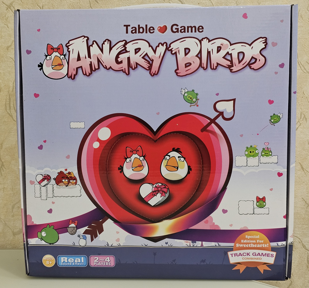 Дитяча іграшкова залізниця з персонажами гри Angry Birds