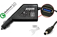 Автомобильный Блок питания Kolega-Power для ноутбука (QC3.0) Samsung 19V 2.1A 40W 5.5x3.0 (KPC-90-19-5530)