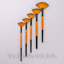 Синтетика віялова, FLAME 1368FN, №8, к.р. пензель ROSA, фото 4