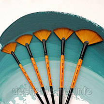 Синтетика віялова, FLAME 1368FN, №8, к.р. пензель ROSA, фото 3