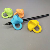 1шт Тренажёр-держатель силиконовый для письма на ручку/карандаш