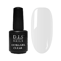 DIS Твердий гель для нігтів Extra Gel, 15мл ( clear)