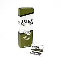 Леза для безпечної бритви Astra Superior Platinum Double Edge Blades, 100 шт. 20х5