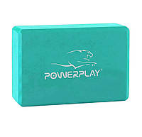 Блок для йоги PowerPlay 4006 Yoga Brick М'ятний PP_4006_Mint_Yoga_Brick SP