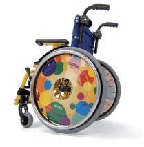 Дитяча спеціальна легка складна інвалідна коляска KID 1