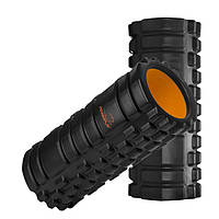 Масажний ролик (роллер) PowerPlay 4025 Massage Roller Чорно-помаранчевий (33x15см.) PP_4025_Black/Orange SP