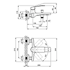 Qtap Kralovice Змішувач для ванни QTKRL3029103DC Chrome, фото 3