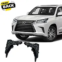 Противотуманки для Lexus LX570 / 450d 2016-2024 (Superior Black, 2 шт) Противотуманные фары Lexus LX570 / 450d