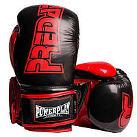 Боксерські рукавиці PowerPlay 3017 Predator Чорні карбон 12 унцій PP_3017_12oz_Black SP