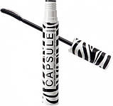 Туш для вій Relouis Capsule об'ємна стійка легкозмивна, Чорна, 9 г, фото 3