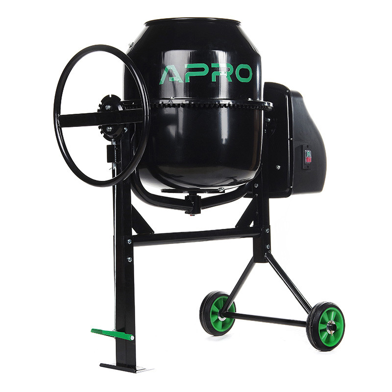 APRO Бетонозмішувач СМ-160 28-30 об/хв. 650 Вт, 160 л (вінець із чавуну), фото 1