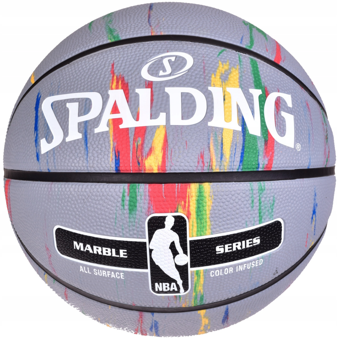 Баскетбольний м'яч Spalding Marble Grey,