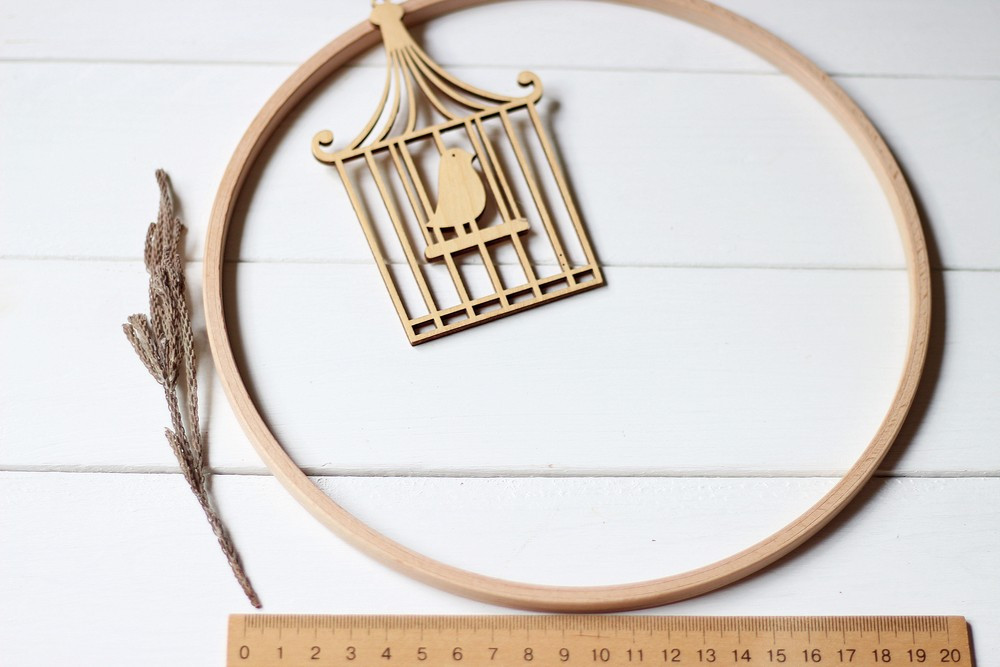 Кільце букове для мобілю 20см Nurge СТАНДАРТ, фото 1