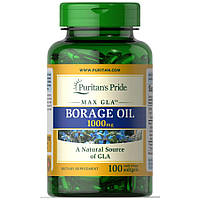 Жирные кислоты Puritan's Pride Borage Oil 1000 mg, 100 капсул CN8875 SP
