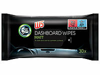 Влажные салфетки для автомобильных панелей W5 Dashboard Wipes Matt 30шт